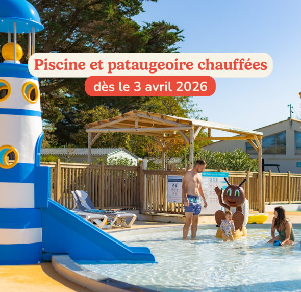 Profitez d'une piscine et pataugeoire chauffées sur l'Ile de Ré