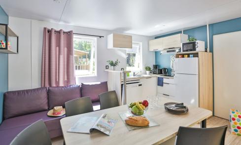 Mobil-home Clim Trio camping Le Petit Rocher
