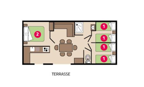 Plan mobil-home Tribu Clim camping Signol