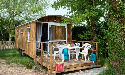 Roulotte camping La Mignardière
