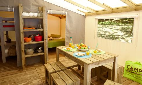 Tente Natura camping Le Petit Rocher