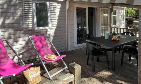 Mobil-home Famille Éco camping Signol