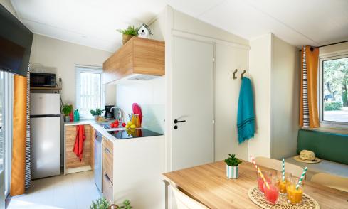 Mobil-home Clim pièce de vie