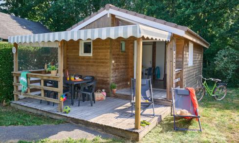 Chalet Vanille camping Les Chalands Fleuris