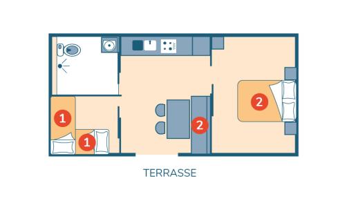 Plan mobil-home Personnes à Mobilité Réduite